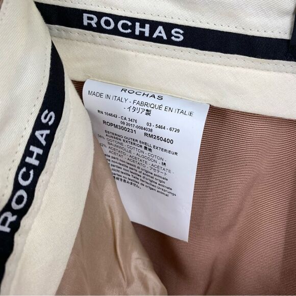 Rochas Paris Women’s Capri Dress Pant Light Pink Color size 44 / US10 - Picture 5 of 7